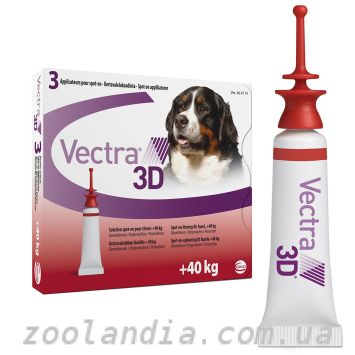 Ceva (Сева) VECTRA 3D (Вектра 3D) Капли от блох и клещей для собак 40 - 65 кг, 8 мл 1 пипетка