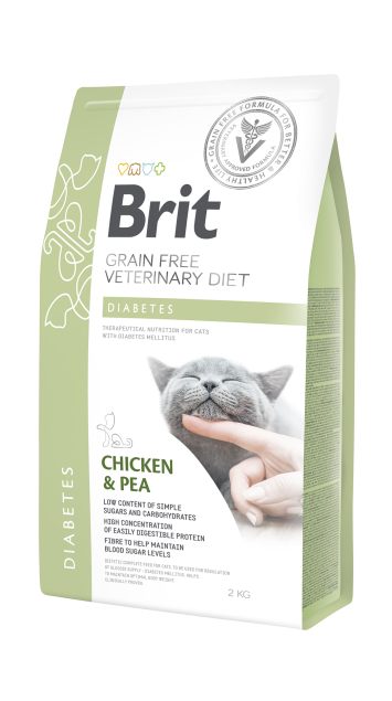 Brit Veterinary Diet Cat Grain free Diabetes Беззерновая диета при диабете