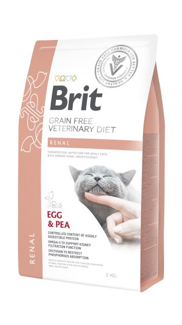 Brit (Брит) Veterinary Diet Cat Grain free Renal Беззерновая диета при хронической почечной недостаточности