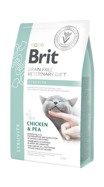 Brit (Брит) Veterinary Diet Cat Grain free Struvite Беззерновая диета при струвитном типе МКБ