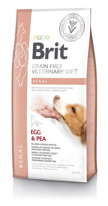 Brit (Брит) Veterinary Diet Dog Grain Free Renal Беззерновая диета при хронической почечной недостаточности
