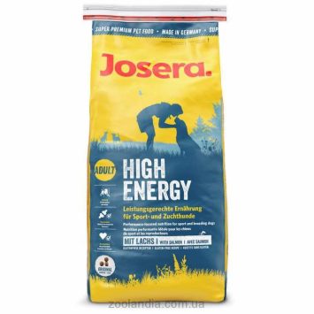 Josera (Йозера) High Energy - Корм для взрослых активных и атлетичных собак (курица и говядина)