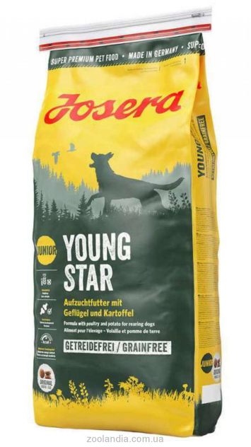 Josera (Йозера) Young Star - Беззерновой корм для щенков и молодых собак (ягненок)
