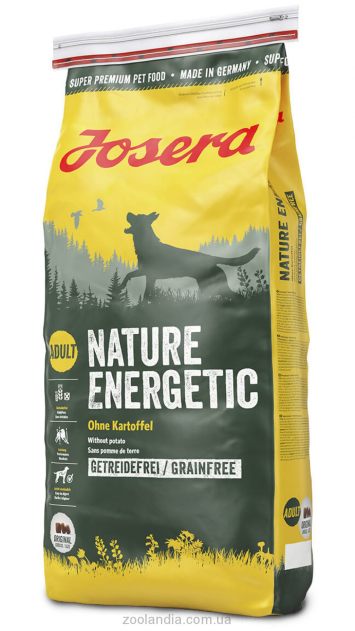Josera (Йозера) Nature Energetic - Беззерновой корм для взрослых собак (мясо птицы)