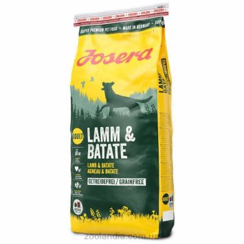 Josera (Йозера) Lamm&Batate – Сухой беззерновой корм для собак (ягненок и батат)