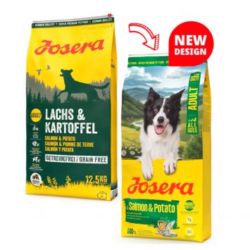 Josera (Йозера) (Lachs &Kartoffel)Adult with Salmon & Potato – Сухой беззерновой корм для собак (лосось и картошка)
