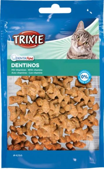 Trixie (Трикси) Denta Fun Dentinos- Функциональное лакомство для поддержания здоровья зубов у кошек
