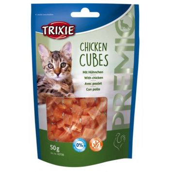 Trixie (Трикси) PREMIO Chicken Cubes Лакомство для кошек куриные кубики 50гр