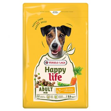 Happy Life (Хеппи Лайф) Adult Mini with Chicken - Сухой премиум корм для собак мини и малых пород (курица)