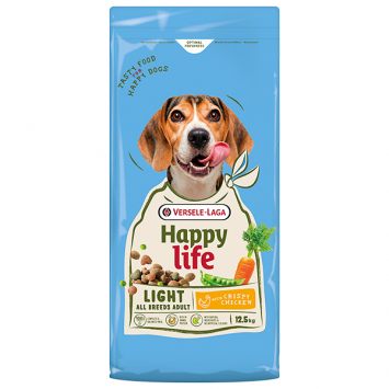 Happy Life (Хеппи Лайф) Adult Light with Chicken - Сухой премиум корм для собак всех пород контроль веса (курица)