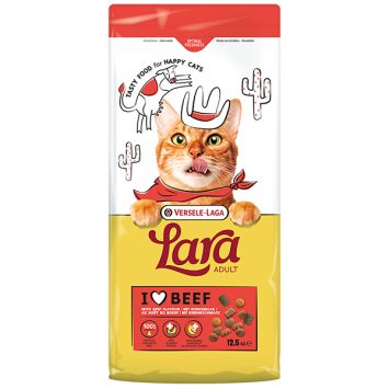 Lara (Лара) Adult with Beef Flavour - Сухой премиум корм для котов (курица)