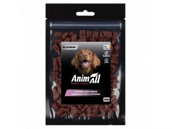 AnimAll (ЭнимАлл) Platinum - Лакомство для собак соломка мини с уткой