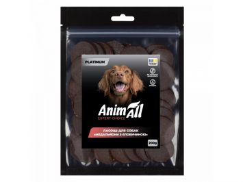 AnimAll (ЭнимАлл) Platinum - Лакомство для собак медальоны с говядиной