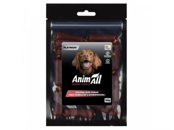 AnimAll (ЭнимАлл) Platinum - Лакомство для собак мини колбаски з говядиной