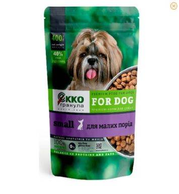 Екко-Гранула Small - Сухой корм для взрослых собак маленьких пород