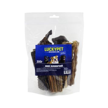 Lucky Pet (Лаки Пет) - Лакомство сушеное говяжье ассорти для собак