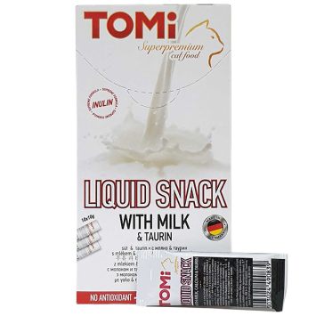 Tomi (Томи) Liquid Snack Milk&Taurin - Жидкое лакомство для котов (молоко с таурином) 