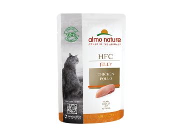 Almo Nature (Альмо Натюр) HFC Cat Jelly - Влажный корм для кошек с курицей в желе (пауч)