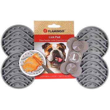 Flamingo Lick Pad Yummee L - Миска-коврик антистресс, медленного кормления для собак