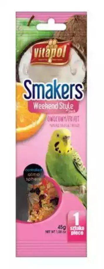 Vitapol (Витапол) Smaker Weekend Style - Лакомство для волнистых попугаев, фрукты