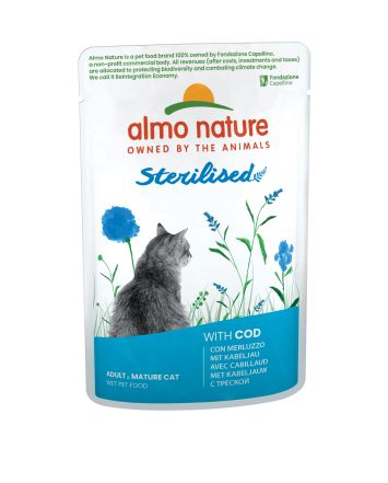 Almo Nature (Альмо Натюр) Holistic Sterilised Cat Cod - Влажный корм для стерилизованных котов (треска)