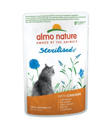 Almo Nature (Альмо Натюр) Holistic Sterilised Cat Chicken - Влажный корм для стерилизованных котов (курица)