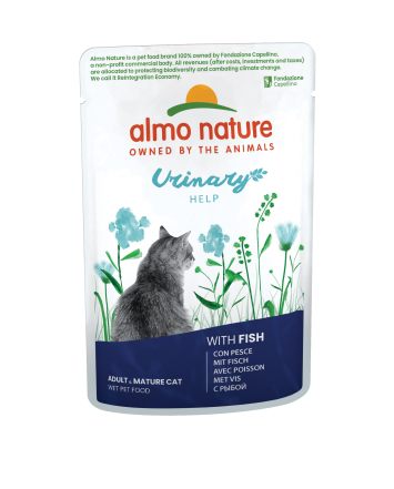 Almo Nature (Альмо Натюр) Holistic Urinary Help Cat Fish - Влажный корм для профилактики мочекаменной болезни у котов (рыба)