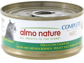 Almo Nature (Альмо Натюр) HFC Cat Complete - Консервований корм з куркою і зеленими бобами