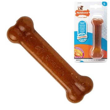 Nylabone Puppy Chew Bone кость жевательная игрушка для щенков, вкус курицы