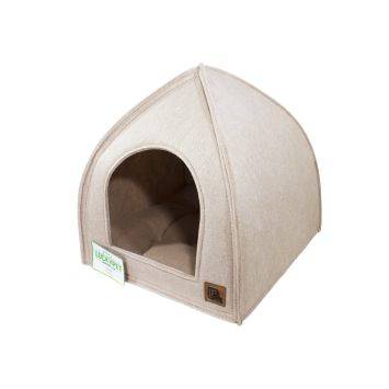 Lucky Pet (Лаки Пет) "Реги" Лежак-домик для собак и котов, войлок  (бежевый)
