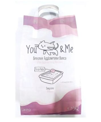 You and Me (Ю энд Ми) - Бентонитовый наполнитель для кошачьего туалета с ароматом лаванды
