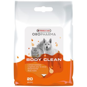 Versele-Laga Oropharma Body Clean Боди Клин (Верселе-Лага Боди Клин ) - Очищающие салфетки для собак и котов