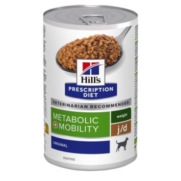 Hill's (Хилс) PRESCRIPTION DIET J/D Metabolic + Mobility - Лечебные консервы для собак для снижения веса и поддержание суставов