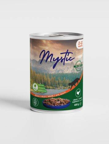 Mystic (Мистик) Kitten- Консервы для котят кусочки индейки в желе