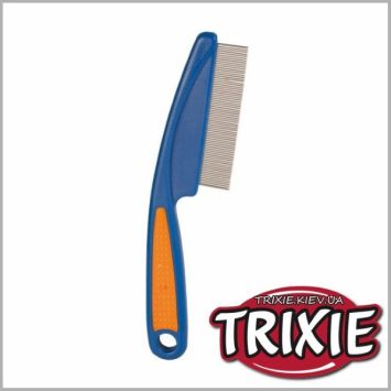 Trixie (Трикси) - Расческа с пластмассовой ручкой для грызунов,15см.