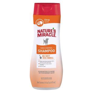 Nature`s Miracle (Нейчес Миракл) Shed Control Shampoo - Шампунь против линьки с цитрусом для собак