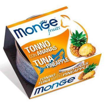 Monge (Монж) Fruits Cat Adult - Влажный корм для взрослых котов с тунцом и ананасом