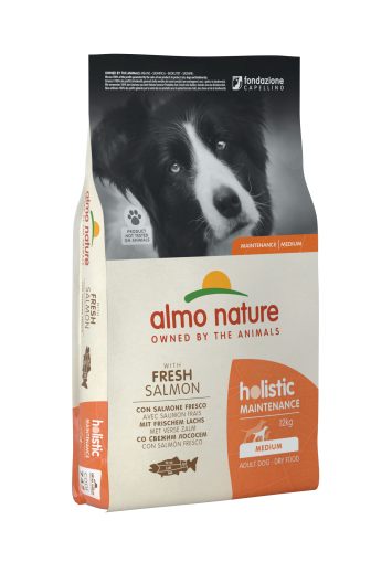 Almo Nature (Альмо Натюр) Holistic Dog M - Сухой корм взрослых собак средних пород со свежим лососем
