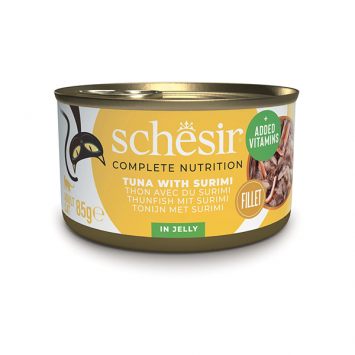 Schesir (Шезір) Cat Tuna Surimi - Вологий корм для котів тунець з сурімі. банка