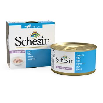 Schesir (Шезир) Tuna Natural Style - Влажный корм для кошек тунец в собстенном соку, банка