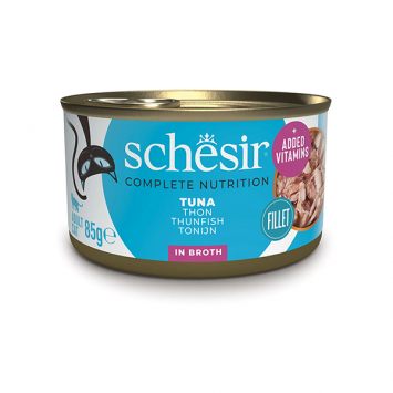 Schesir (Шезир) Tuna Natural Style - Влажный корм для кошек тунец в собстенном соку, банка