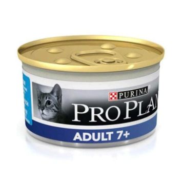 Purina Pro Plan (Пурина Про План) Adult 7+ Mousse - Влажный корм с тунцом для котов старше 7 лет (паштет)