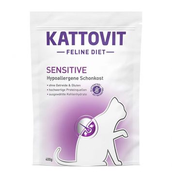 Kattovit Veterinary Sensitive (Каттовіт Сенситив) - Сухий беззерновий гіпоалергенний корм для котів з харчовою непереносимістю (курка)