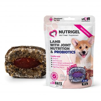 LK Baits Pet Nutrigel Lamb - Функциональное лакомство для собак для суставов с ягненком и пробиотиками