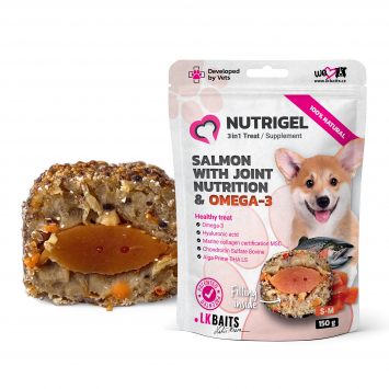 LK Baits Pet Nutrigel Salmon Omega - Функциональное лакомство для собак для суставов с лососем