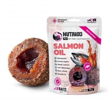 LK Baits Pet Nutrigo Salmon Oil Mini - Функциональное лакомство для собак мелких пород с маслом лосося