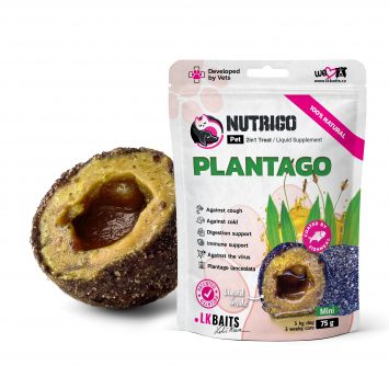LK Baits Pet Nutrigo Plantago Mini - Функциональное лакомство для собак мелких пород с сиропом подорожника