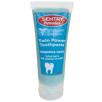 Sentry (Сентри) Petrodex Twin Power - Отбеливающая зубная паста для собак