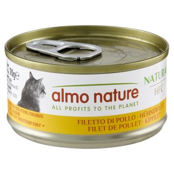 Almo Nature (Альмо Натюр) HFC Adult Cat Jelly - Консервированный корм для взрослых кошек (куриное филе)