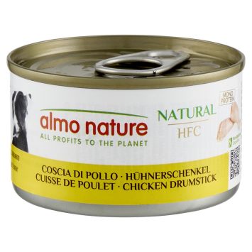 Almo Nature (Альмо Натюр) HFC Natural Adult Dog - Консервированный корм для взрослых собак (куриная голень)